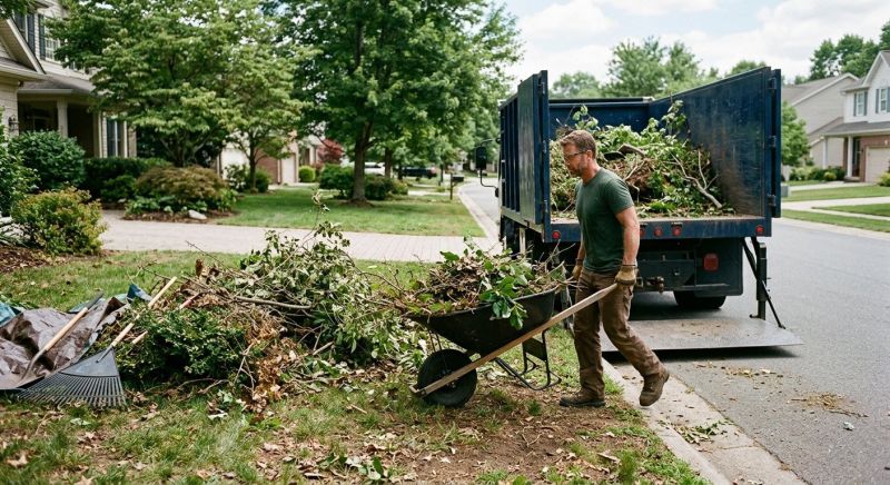 Lawn Debris Cleanup in Ventura County, CA